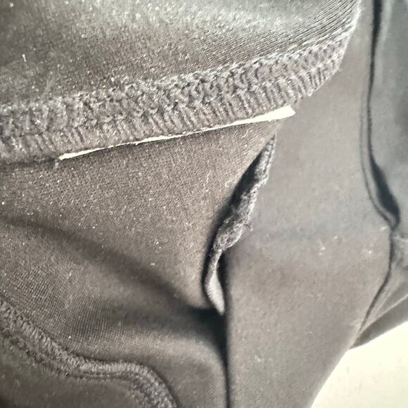 Quince Black Stretch High Waist Pants Pull On Capris Straight Leg Casual Size M - Picture 7 of 9